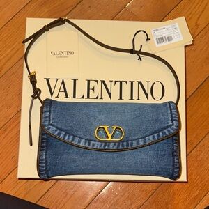 Valentino Denim DeVain Bag